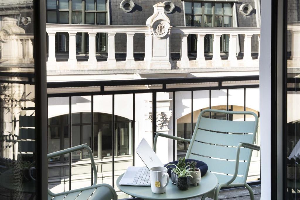 Двухместный (Улучшенный двухместный номер с 1 кроватью), Hôtel Gramont Opera
