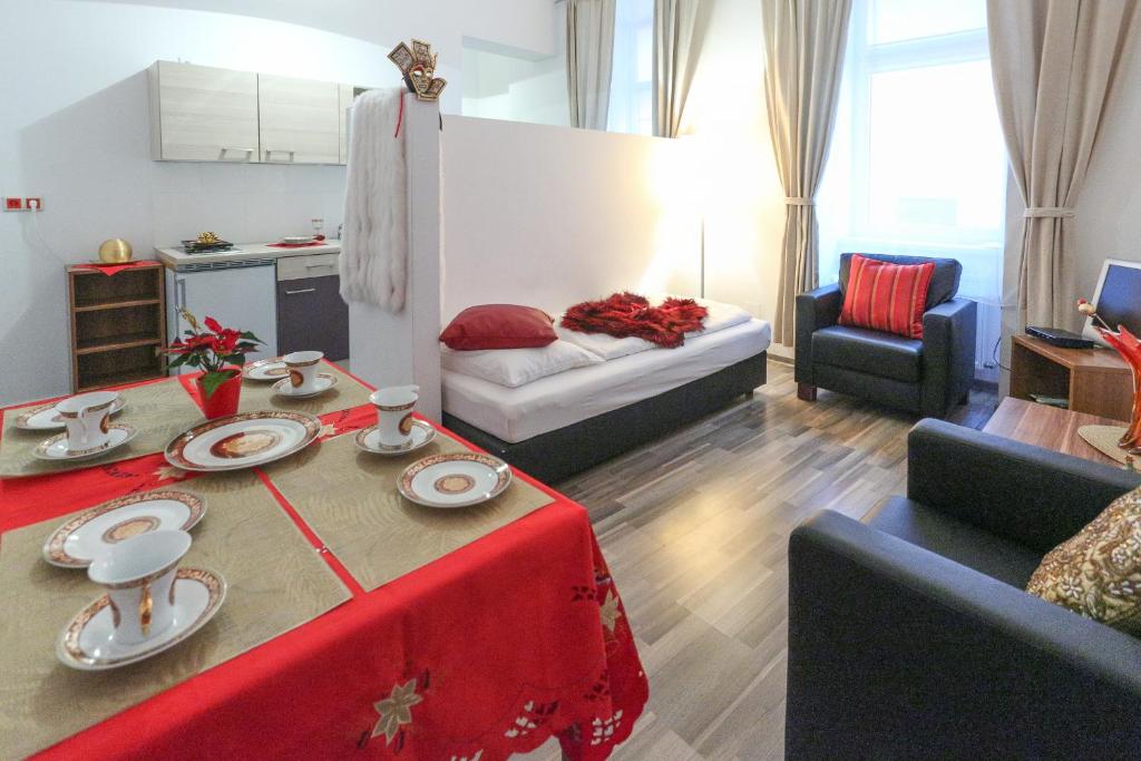 Апартаменты (Апартаменты с 1 спальней (для 4 взрослых)), Queens Apartments