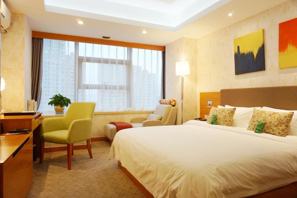 Двухместный (Двухместный номер Делюкс с 1 кроватью), Dalian Oak Chateau