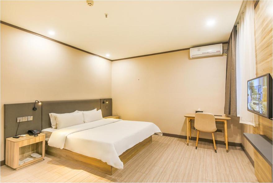Двухместный (Mainland Chinese Citizens - Queen Room New Style), Hanting Express Qingdao Chengyang Zhengyang Road