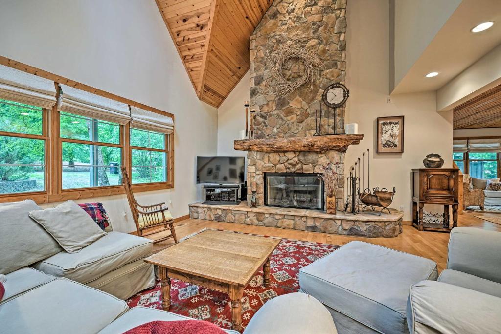 Upscale Family Retreat with Fire Pit, Walk to Beach! photo 3