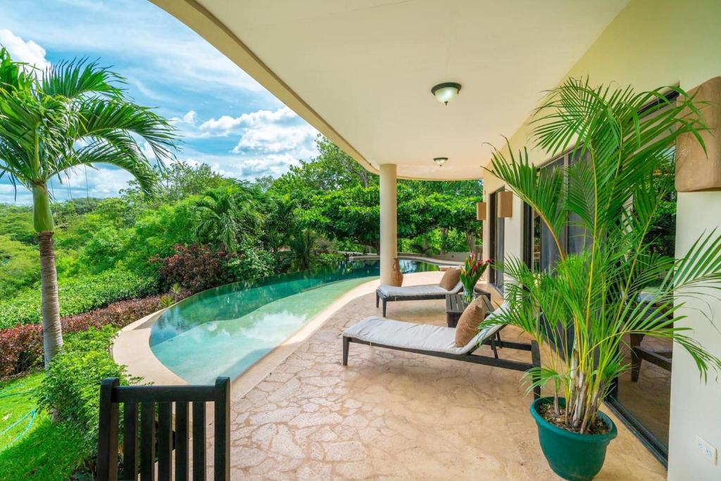 Hacienda-Style Villa with Pool and Sweeping Ocean Views Above Potrero photo 1