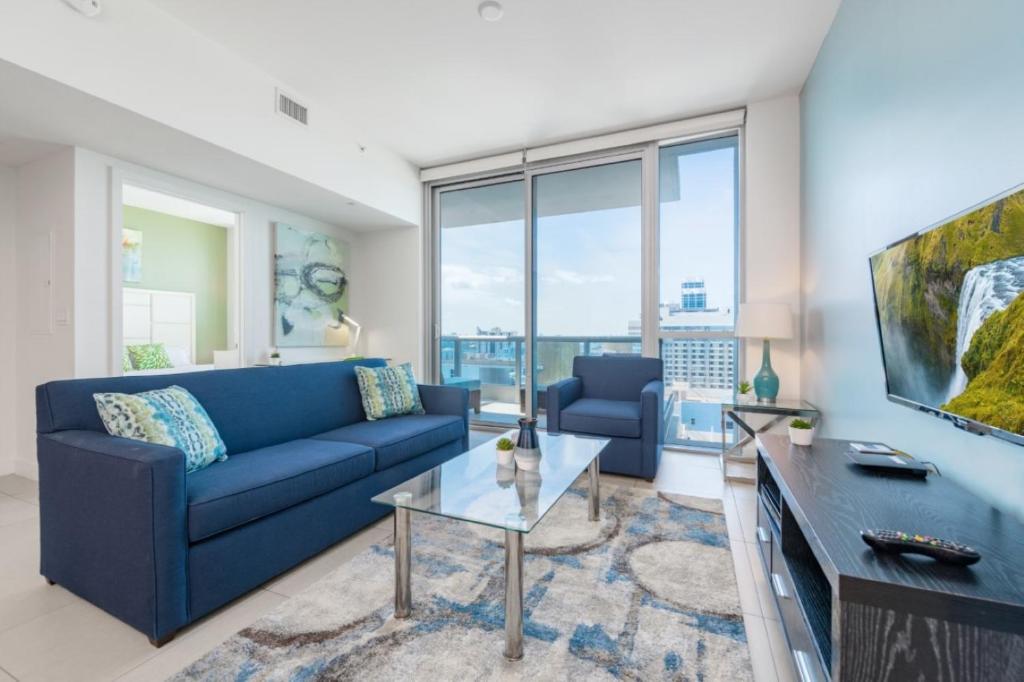 Апартаменты (Апартаменты Делюкс с 1 спальней - Вид на океан), Churchill Suites Monte Carlo Miami Beach