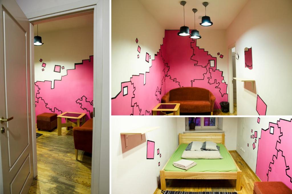 Двухместный (Двухместный номер с 1 кроватью и общей ванной комнатой), Pogo Hostel