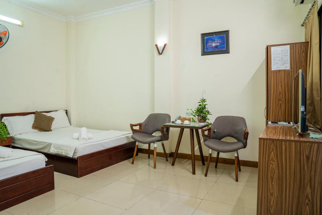 Семейный (Улучшенный семейный номер), Kim Long hotel