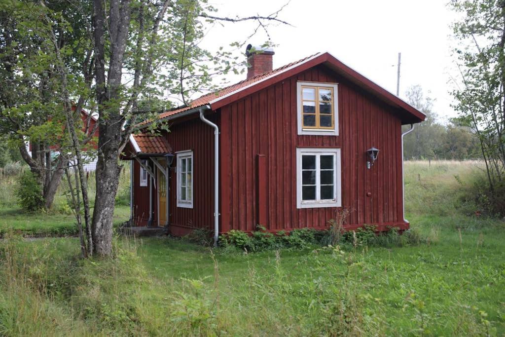 Sjönära stuga med båt och bastu photo 4