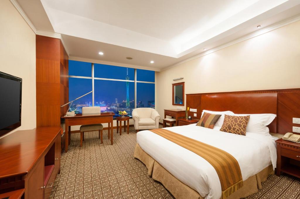 Двухместный (Представительский номер с кроватью размера «queen-size»), Ramada Pearl Hotel Guangzhou