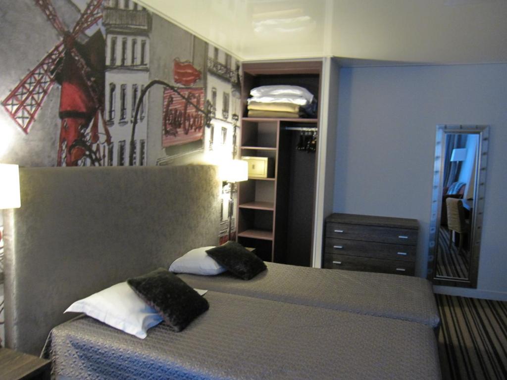 Двухместный (Улучшенный номер «Этуаль» с 1 двуспальной или 2 отдельными кроватями), Hôtel Harvey