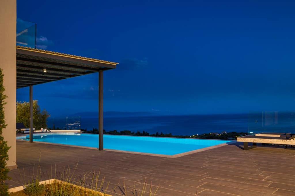 New Villa Blue with private pool at Trapezaki photo 2