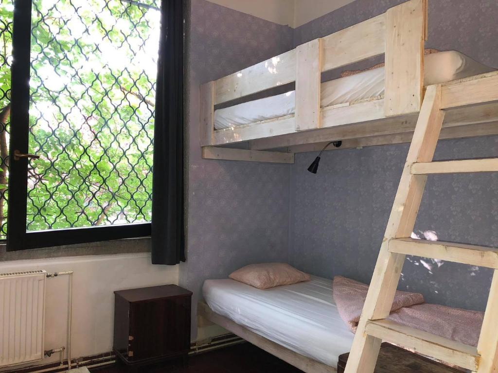 Номер (Односпальная кровать в общем номере для мужчин и женщин), Baroque Hostel