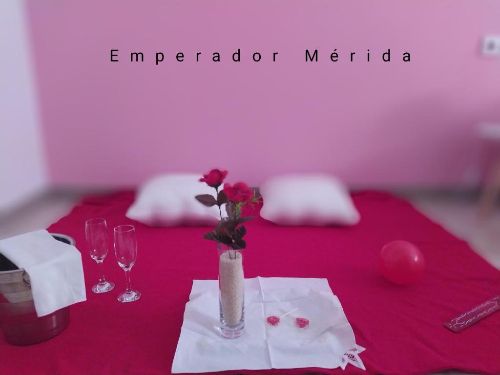 Двухместный (Двухместный номер с 1 кроватью и собственной ванной комнатой), Emperador Mérida