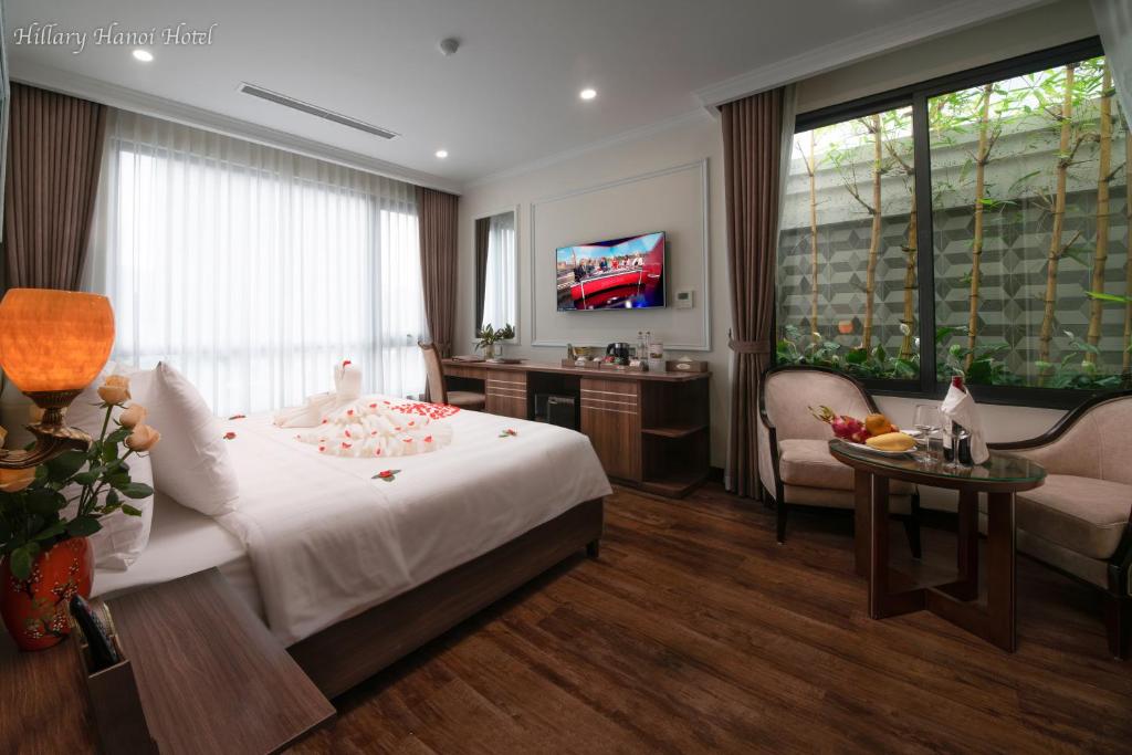 Двухместный (Представительский двухместный номер с 1 кроватью), Hillary Hanoi Hotel