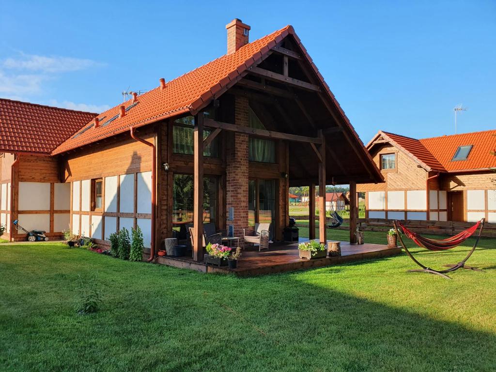 Domek z basenem nad jeziorem Gwiazdy, Ostoja Bukowo, Kaszuby photo 2