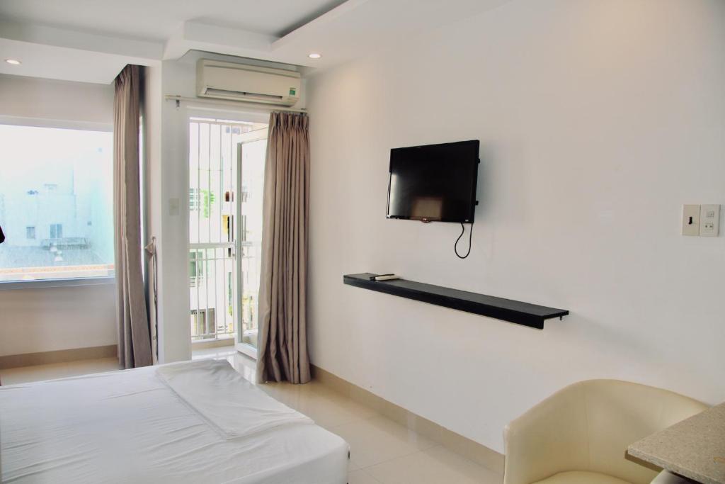 Двухместный (Большой двухместный номер с 1 кроватью), Cat Minh Apartment