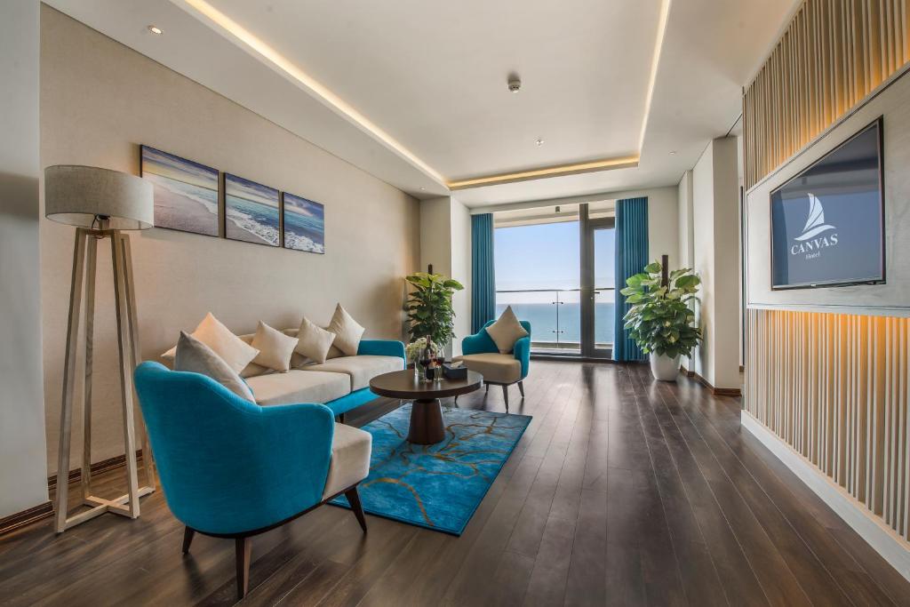 Сьюит (Представительский люкс), Canvas Danang Beach Hotel