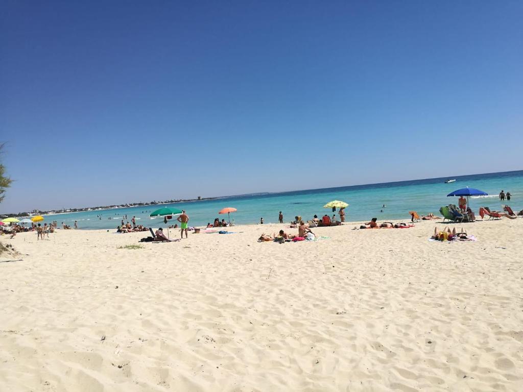 trilo superior con terrazzo vista mare a pescoluse photo 1