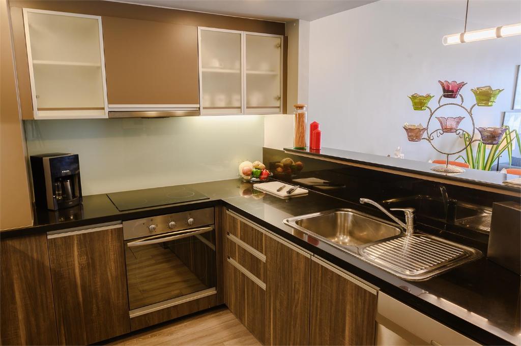 Семейный (Апартаменты Делюкс с 3 спальнями), Отель Oakwood Residence Sukhumvit Thonglor Bangkok