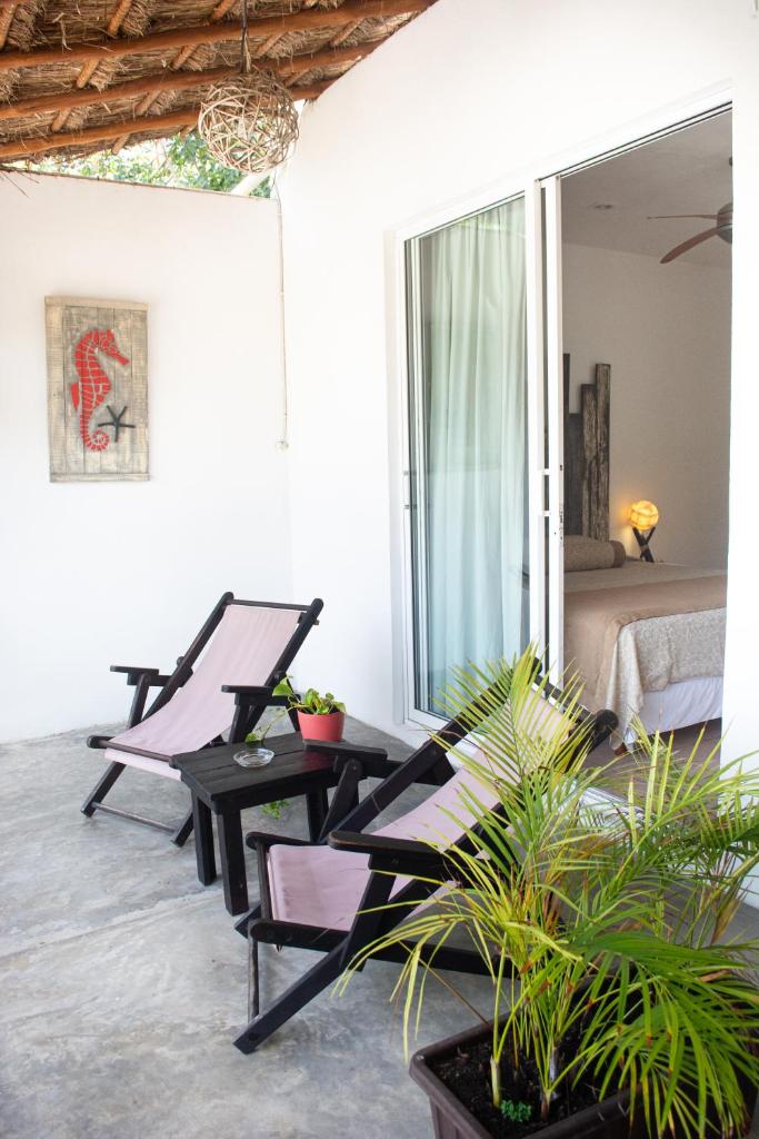 Двухместный (Двухместный номер Делюкс с 1 кроватью и балконом), Hotel Nicte Ha Tulum