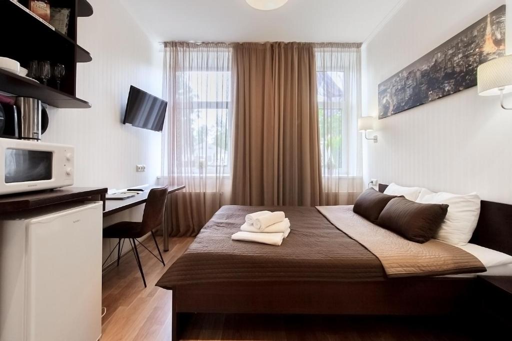Двухместный (Двухместный номер с 1 кроватью и кондиционером), RigaApartment Sonada for Family travellers