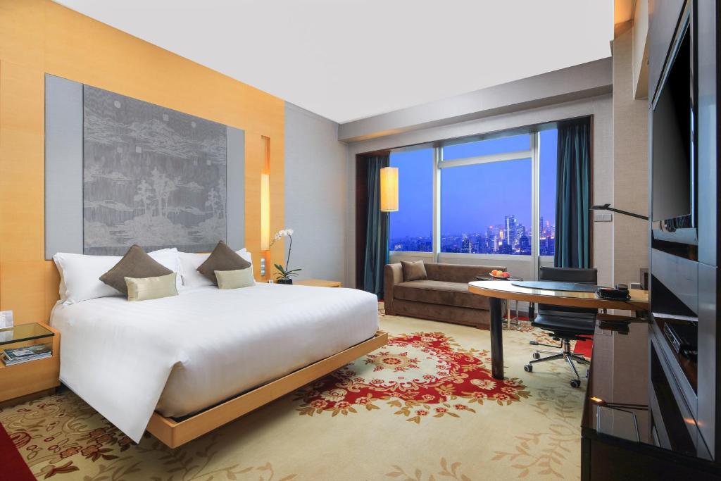 Двухместный (Двухместный номер Делюкс с 1 кроватью), The Longemont Shanghai