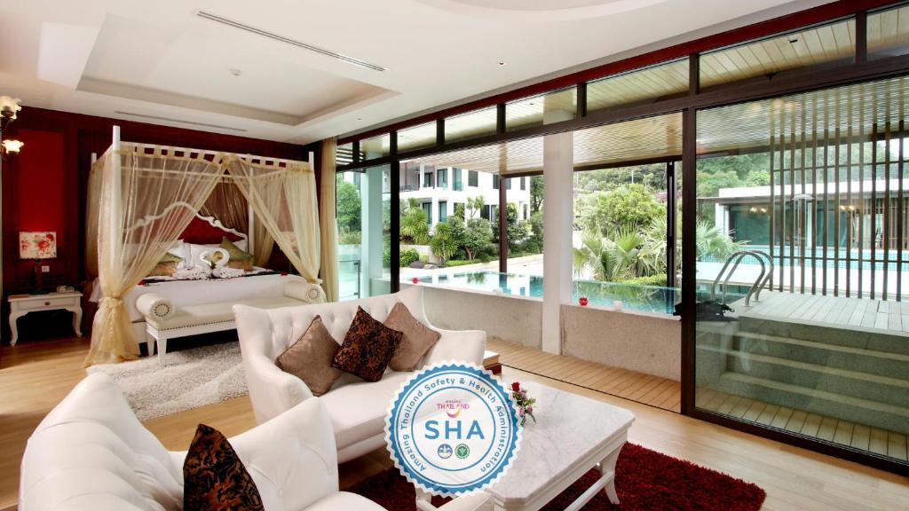 Сьюит (Люкс с собственным бассейном), Отель Wyndham Sea Pearl Resort, Phuket
