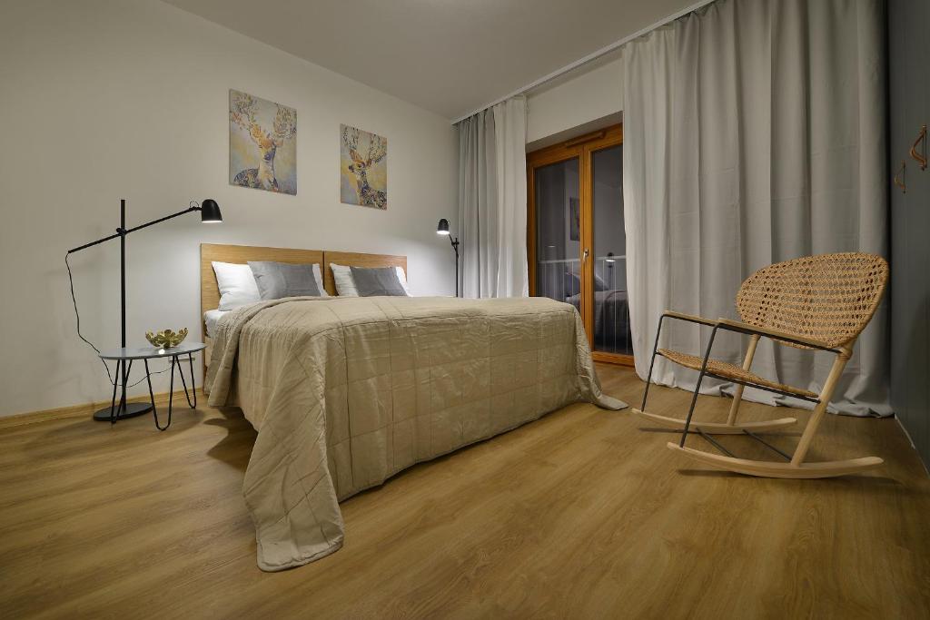 Апартаменты (Апартаменты Делюкс с 2 спальнями и сауной.), Element Lakeside Apartments