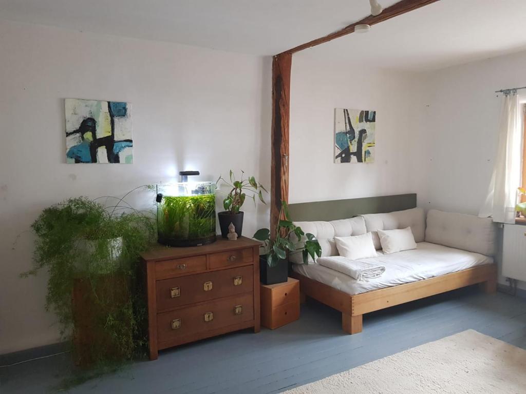 Ältestes Haus in Quentel - Ferienwohnung 2 mit Dachterrasse photo 2