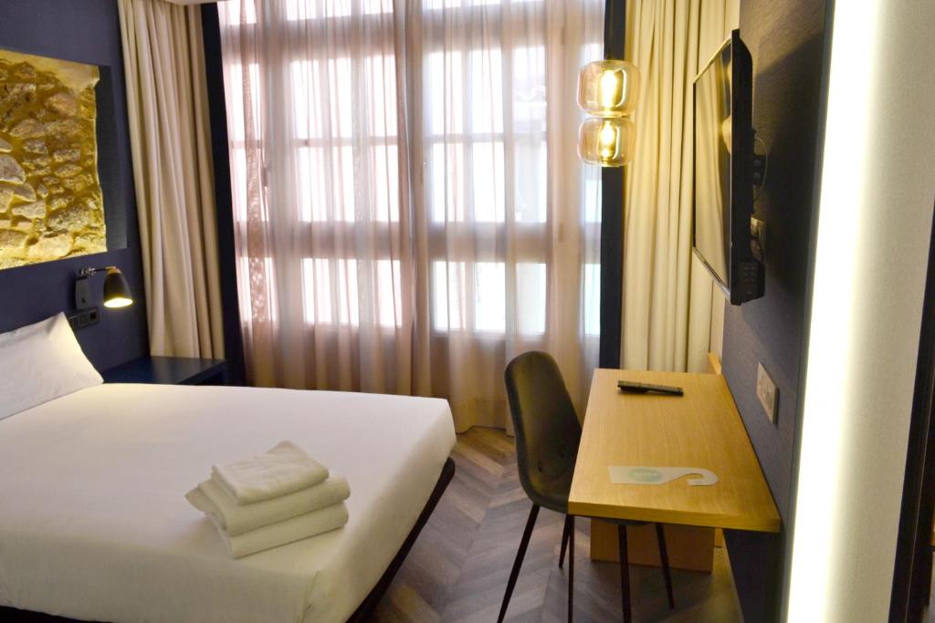 Двухместный (Двухместный номер эконом-класса с 1 кроватью), Hotel Alda Galería Coruña