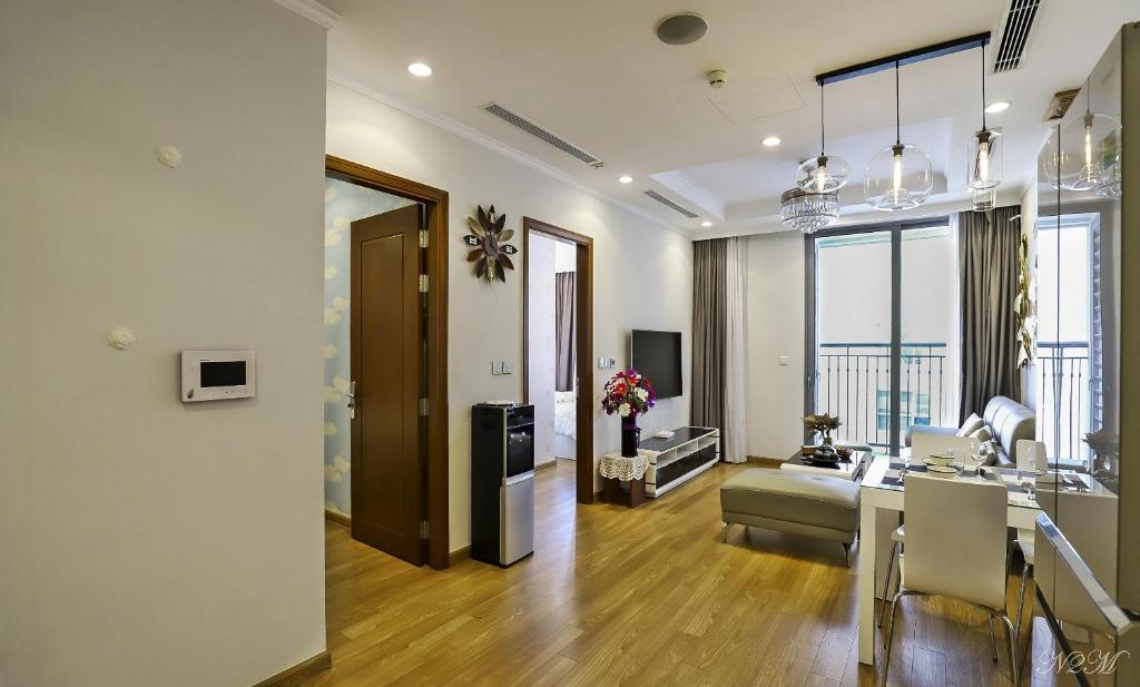 Апартаменты (Апартаменты с 2 спальнями), Happyhome Vinhomes Time City and Parkhill Premium