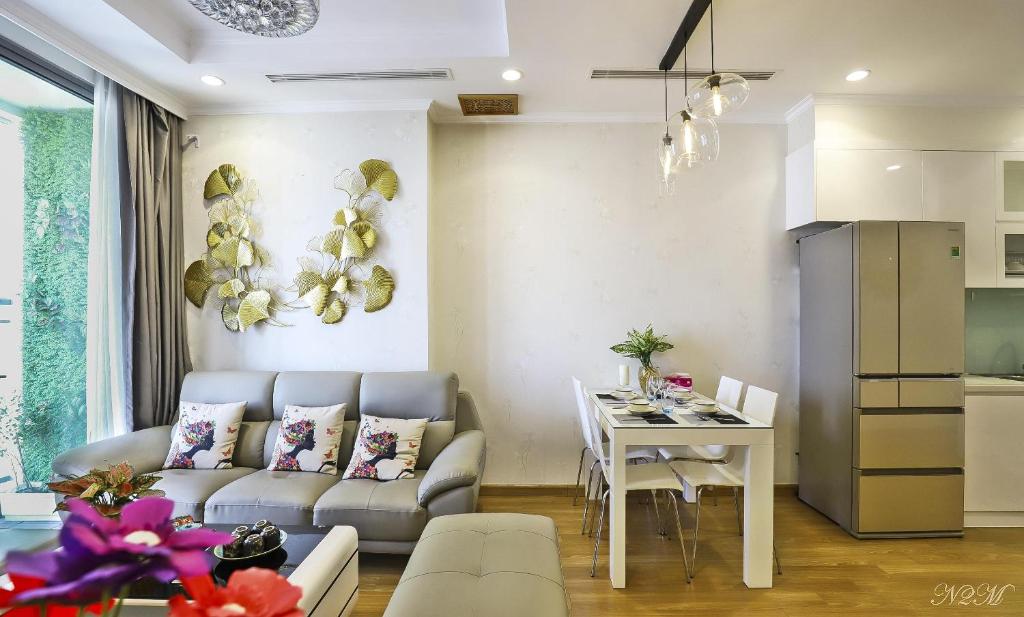 Апартаменты (Апартаменты с 2 спальнями), Happyhome Vinhomes Time City and Parkhill Premium