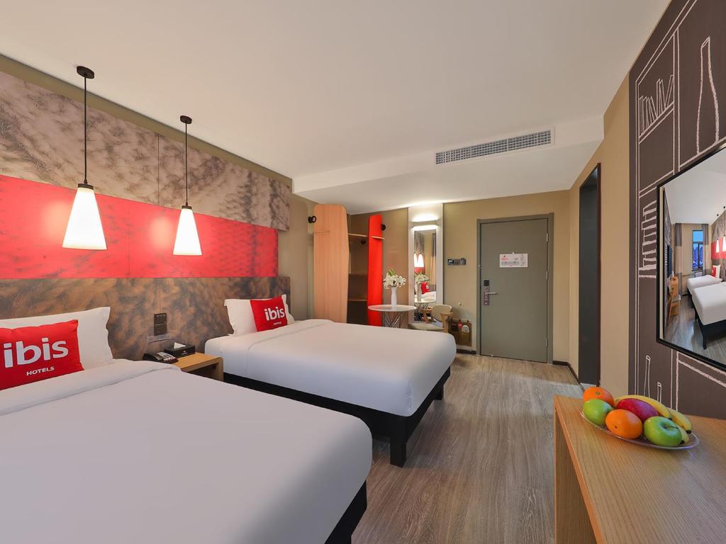 Двухместный (Двухместный номер с 2 отдельными кроватями), Ibis Beijing Changping Metro Station Hotel