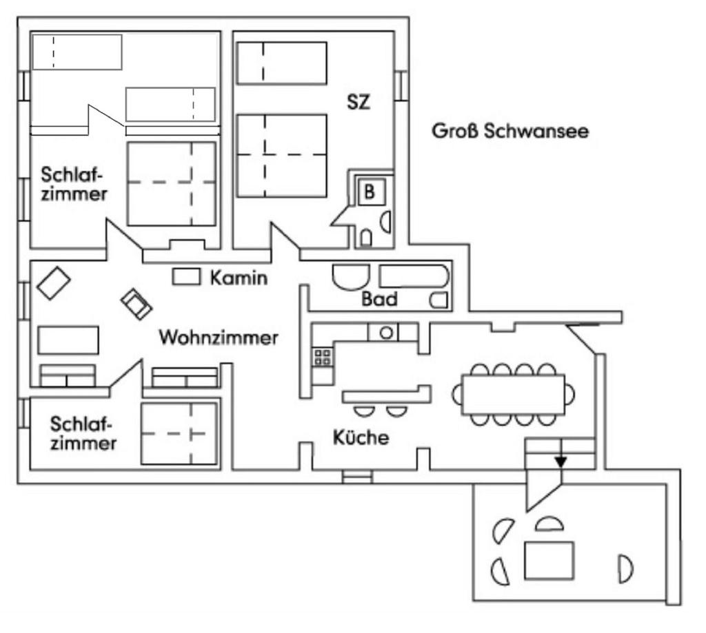 Gutshaus Thorstorf FeWo Groß Schwansee photo 4