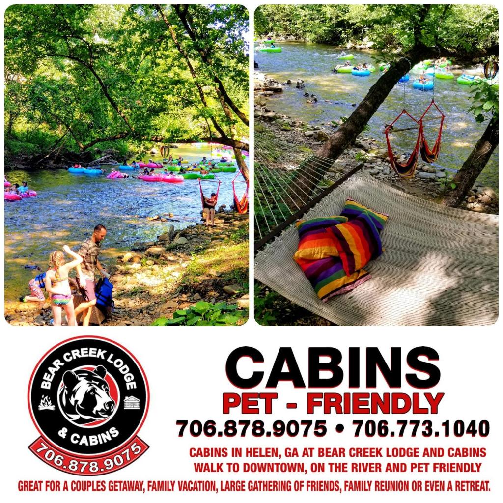 Bear Creek Lodge and Cabins in Helen Ga - Pet Friendly, River On Property, Walking Distance to downtown Helen photo 1