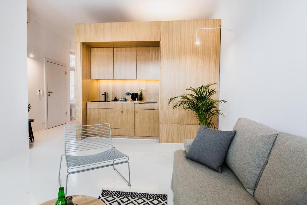 Апартаменты (Апартаменты с 1 спальней), Apartamenty Browar Perła - Perła Brewery Apartments