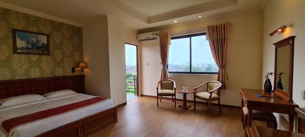 Двухместный (Роскошный двухместный номер с 1 кроватью), Hoang Yen Hotel