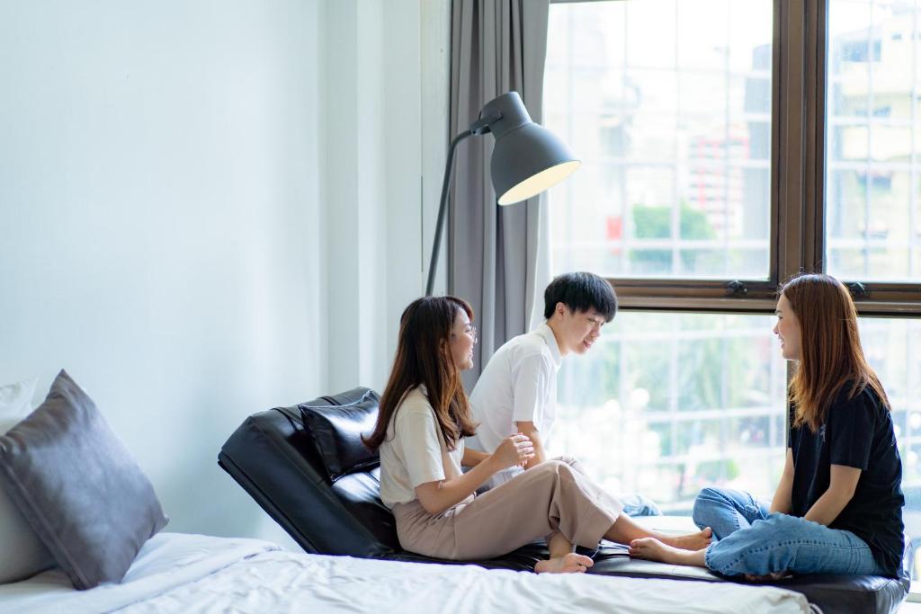 Двухместный (Двухместный номер Делюкс с 1 кроватью), 3Howw Hostel @ Sukhumvit 21