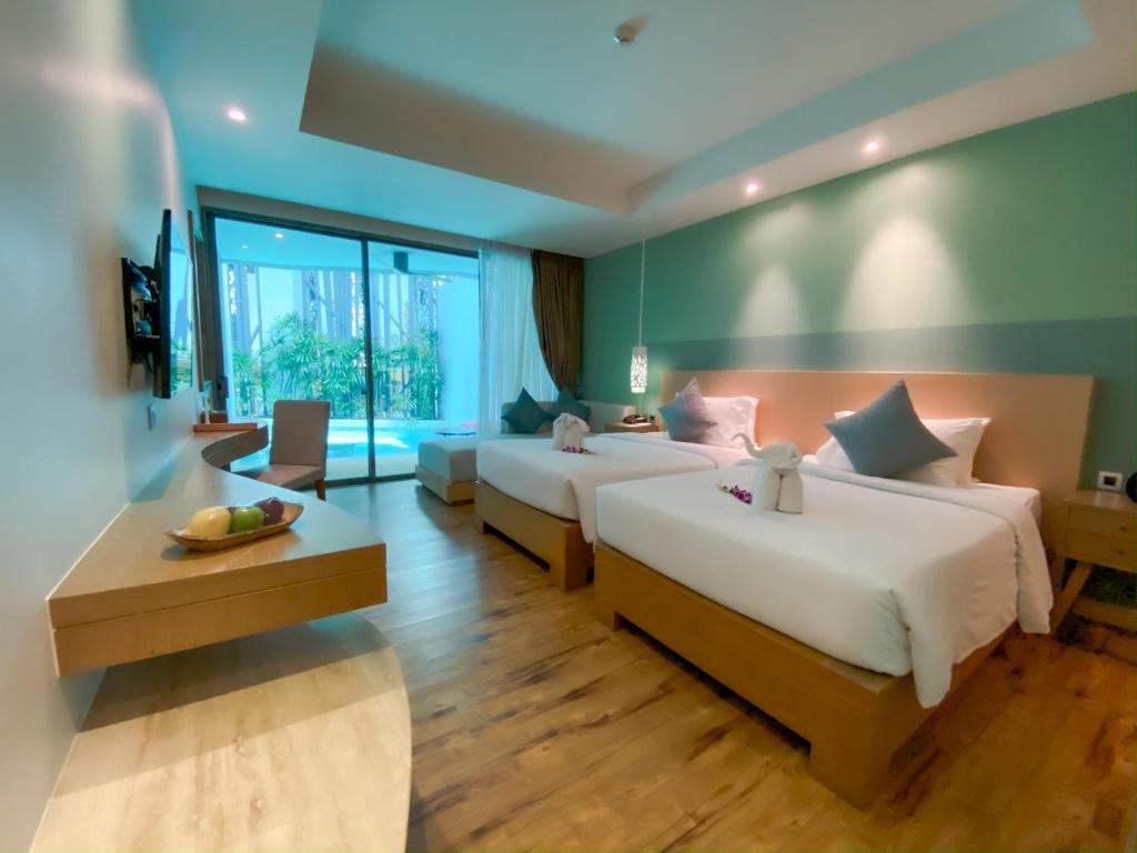 Двухместный (Номер Делюкс с выходом к бассейну), Crest Resort & Pool Villas