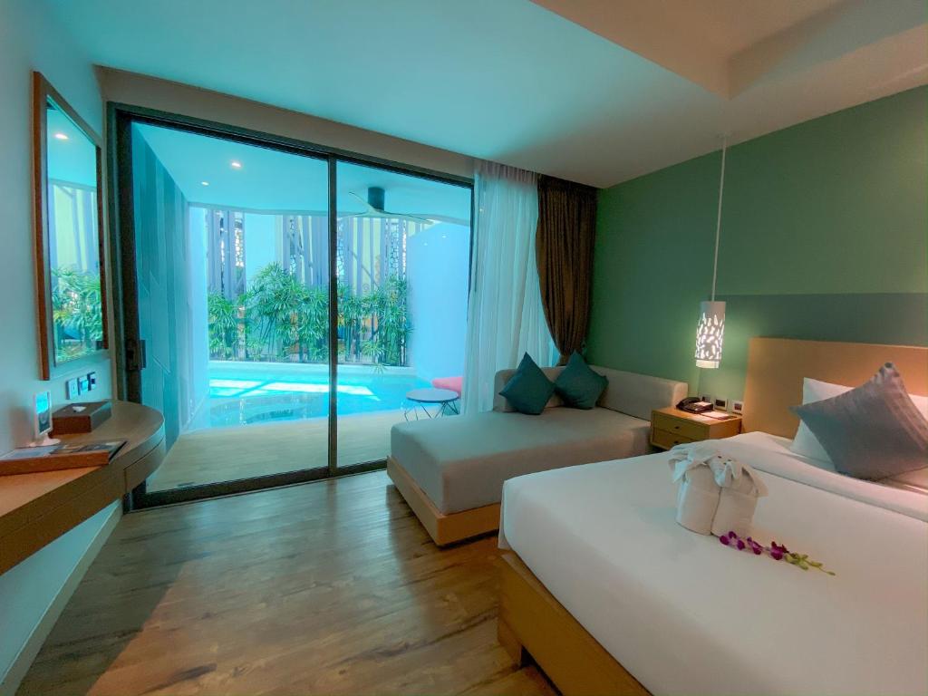 Двухместный (Номер Делюкс с выходом к бассейну), Crest Resort & Pool Villas
