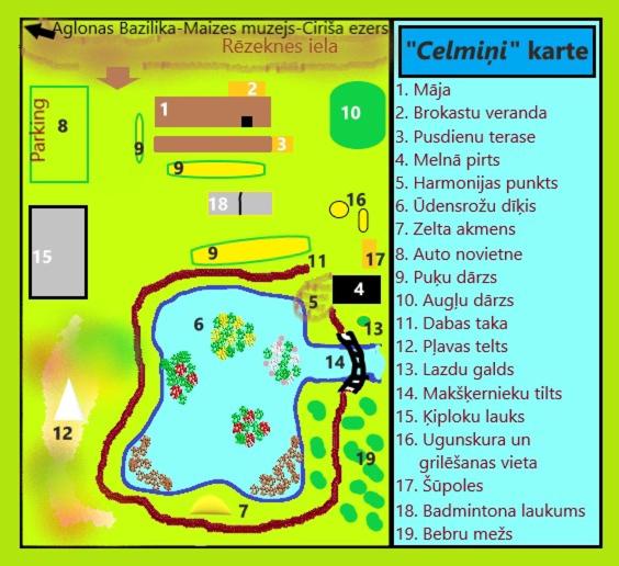 Idilliska Latgaliešu lauku māja ar melno pirti photo 2