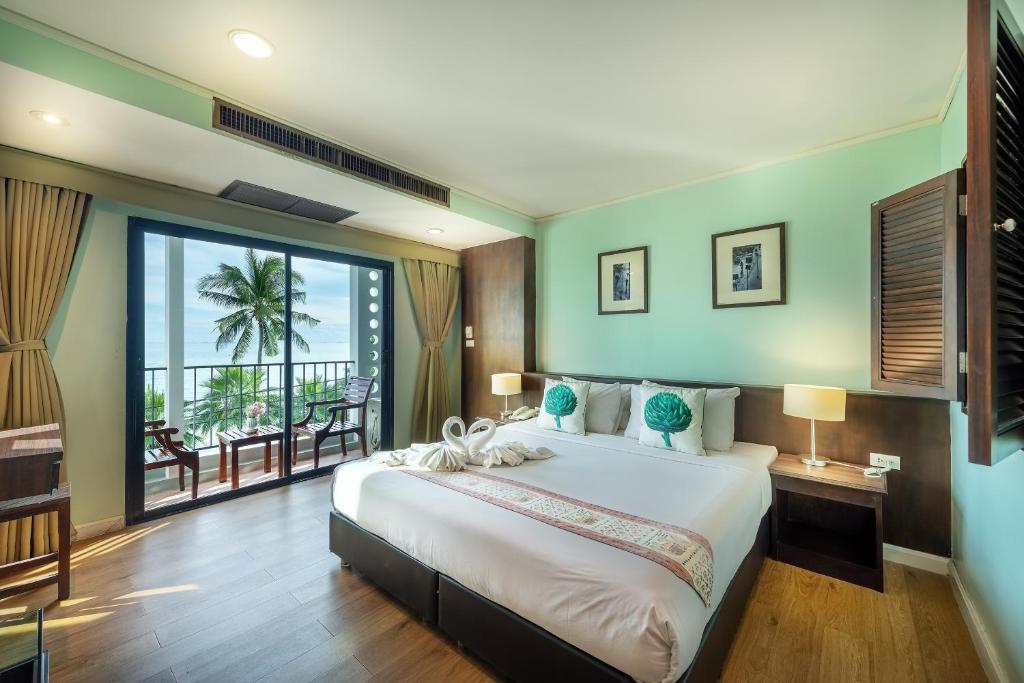 Двухместный (Номер Делюкс на 3 и 4 этаже, вид на море), Отель The Jomtien Twelve