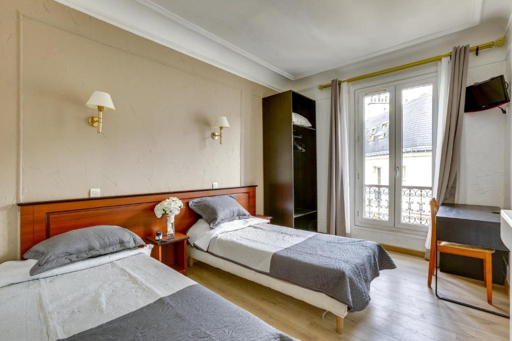 Двухместный (Двухместный номер с 2 отдельными кроватями), Hôtel du Square d'Anvers