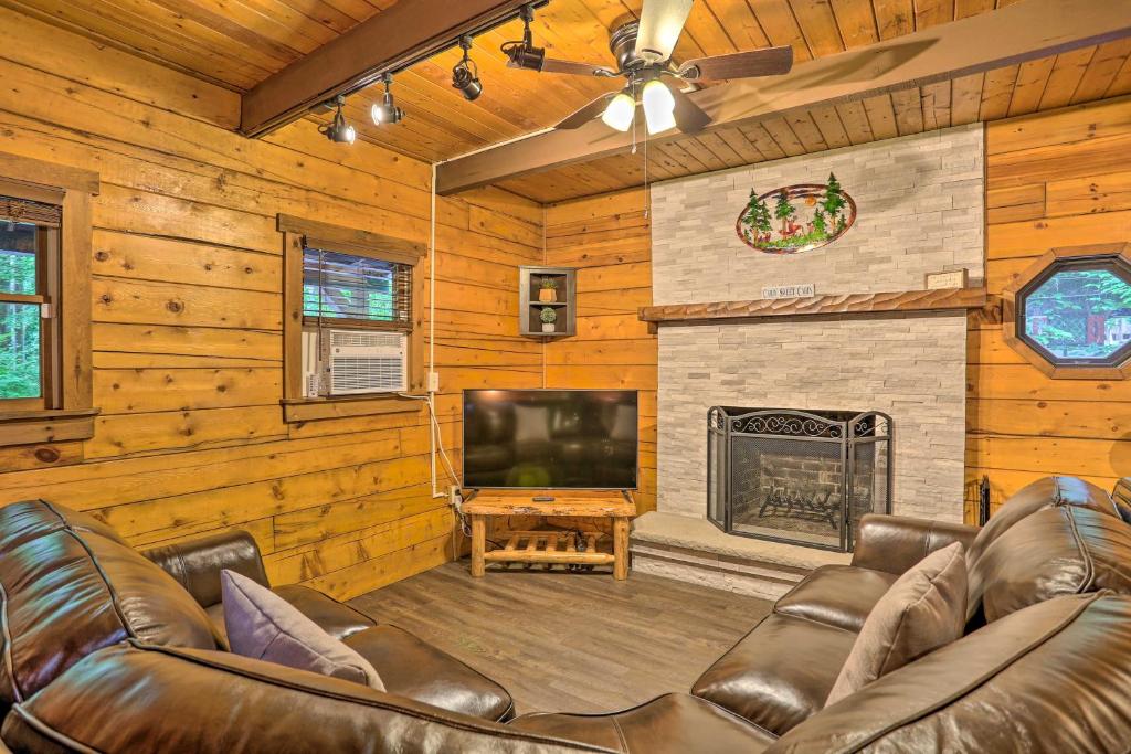 Pocono Log Cabin Fireplace, Fire Pits and Amenities photo 3