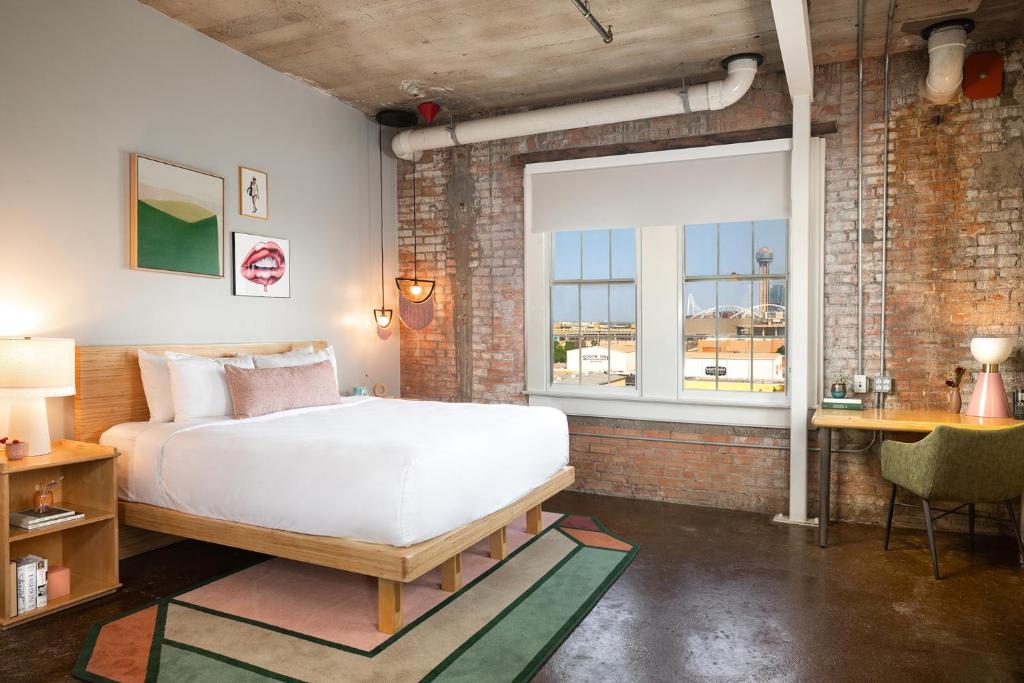 Двухместный (Номер Делюкс с кроватью размера «king-size»), Canvas Hotel Dallas