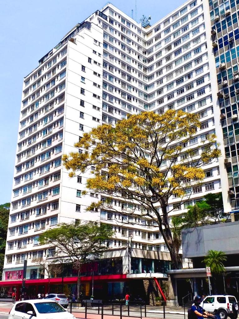 Flat de 90m2, 2 quartos, 2 banheiros, ar condicionado, Avenida Paulista, Sao Paulo