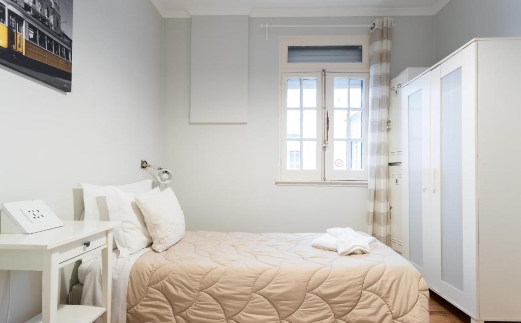 Одноместный (Стандартный одноместный номер с общей ванной комнатой), Lisboa Central Hostel