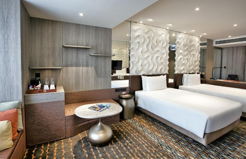 Двухместный (Двухместный номер Делюкс с 2 отдельными кроватями), Crowne Plaza Changi Airport