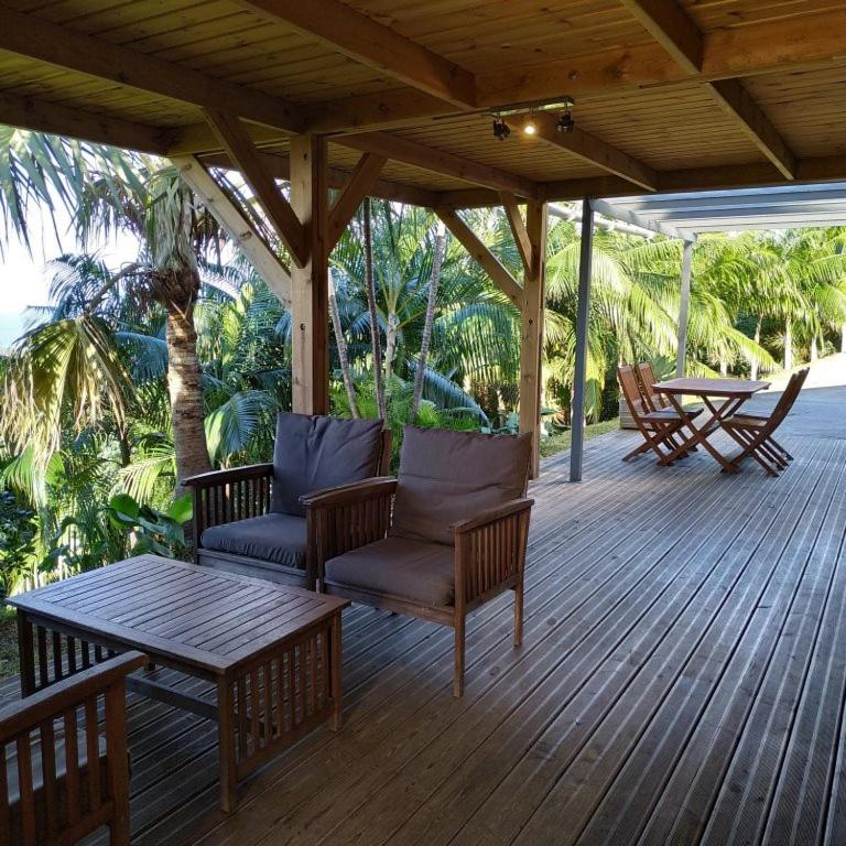 Lounge des hauts 3 maisons à L'étang-Salé sans vis à vis avec vue panoramique Océan et Montagne photo 4