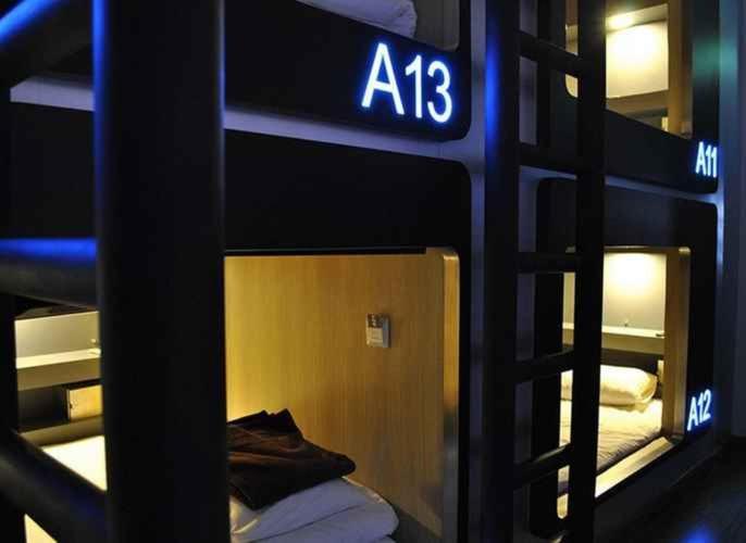Номер (Отдельный женский номер-капсула с телевизором и бесплатным Wi-Fi), MyBed Ratchada