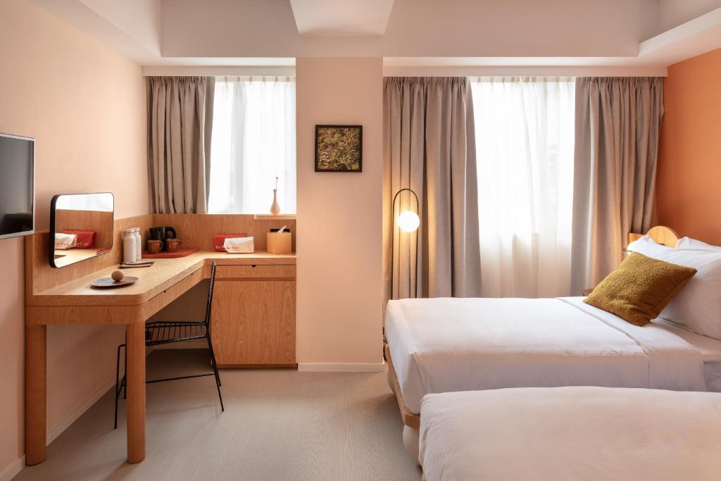 Двухместный (Двухместный номер-студио с 2 отдельными кроватями), Hotel LBP