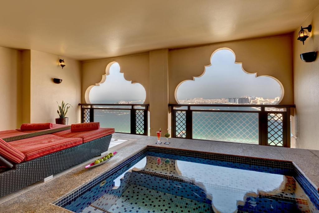 Апартаменты (Апартаменты с 2 спальнями и мини-бассейном), Отель Arjaan by Rotana - Dubai Media City